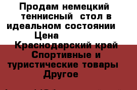 Продам немецкий  теннисный  стол в идеальном состоянии  › Цена ­ 10 000 - Краснодарский край Спортивные и туристические товары » Другое   